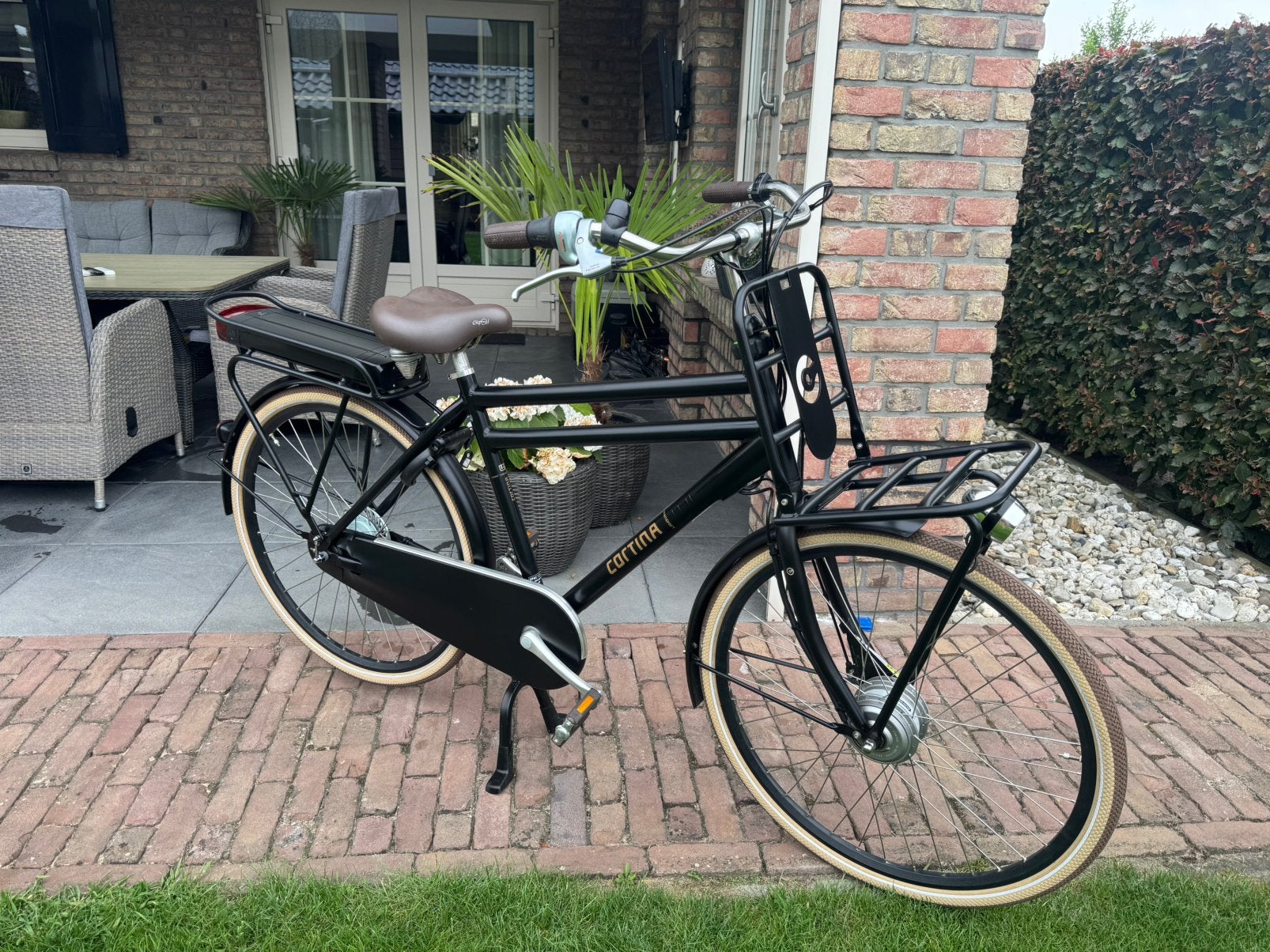 Nieuw staat Cortina U4 transporter elektrische herenfiets, Fietsen en Brommers, Fietsen | Heren | Herenfietsen, Versnellingen