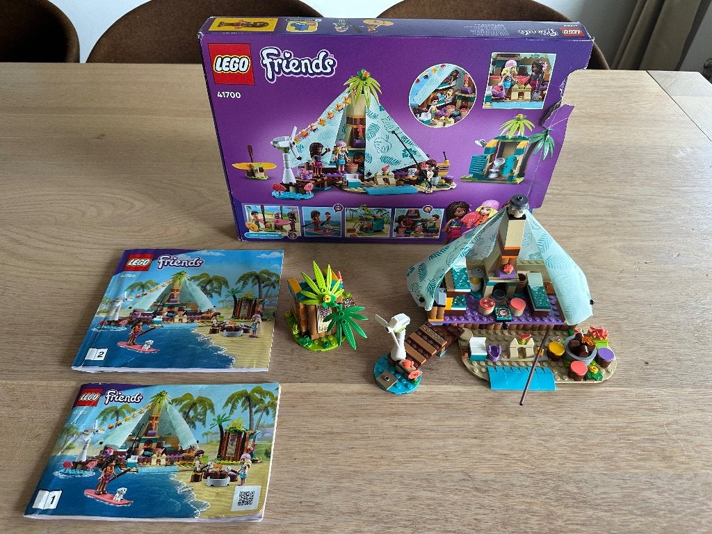 LEGO Friends Beach glamping, Ophalen of Verzenden, Zo goed als nieuw, Lego