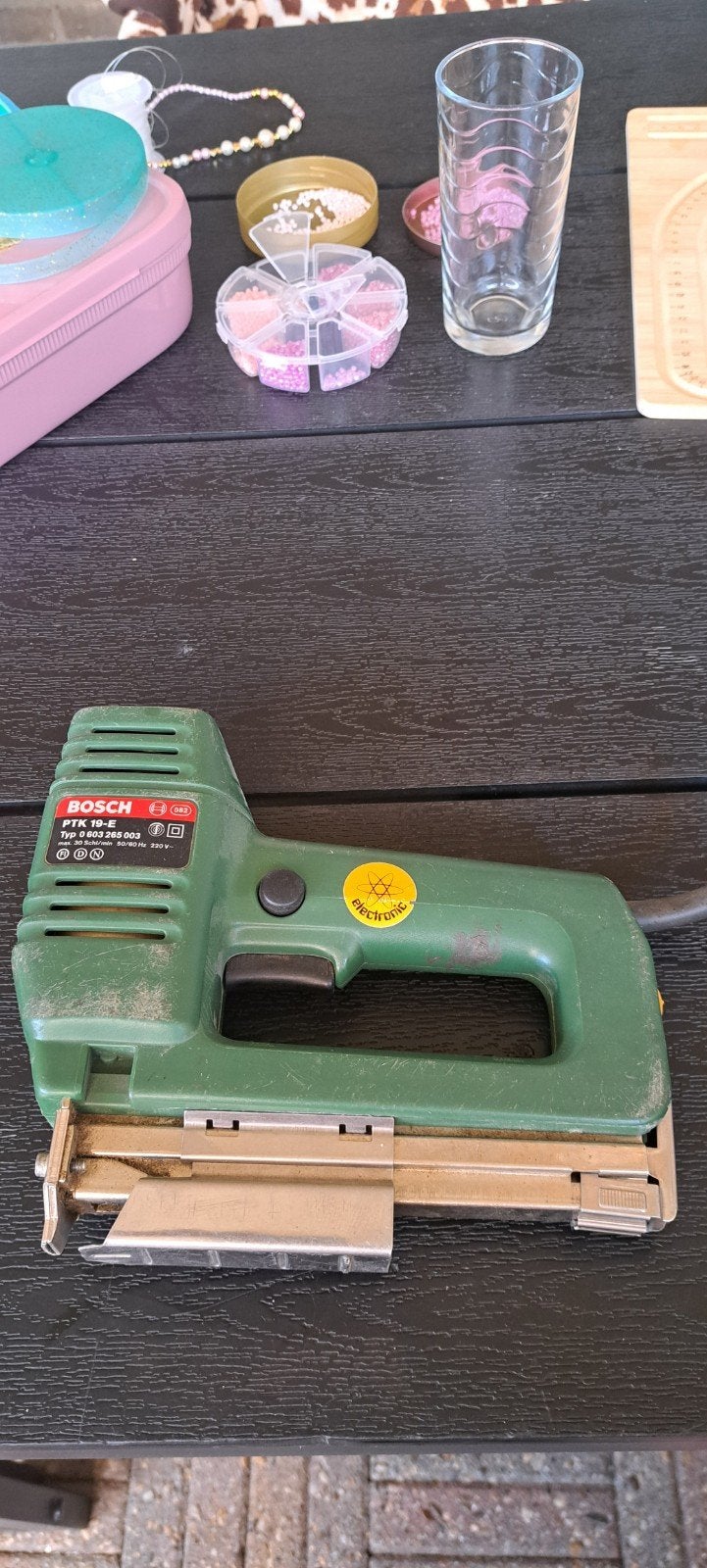 Bosch PTK 19-E Elektrische Tacker - Robuust en Nauwkeurig, Ophalen of Verzenden