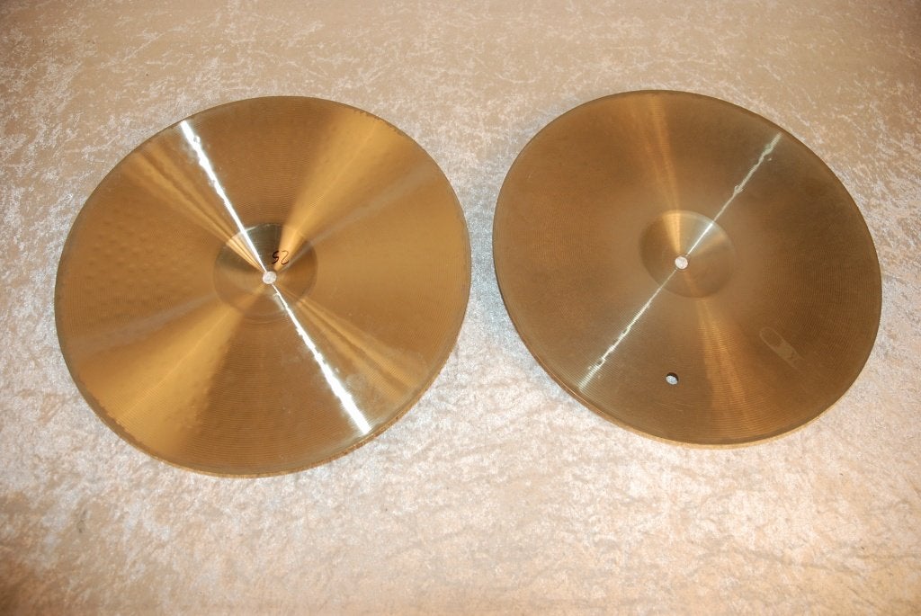 Meinl Romen 70 hihat bekkens 832/970gr 14 inch <26261311>, Muziek en Instrumenten, Gebruikt, ., Drums of Percussie, Ophalen of Verzenden