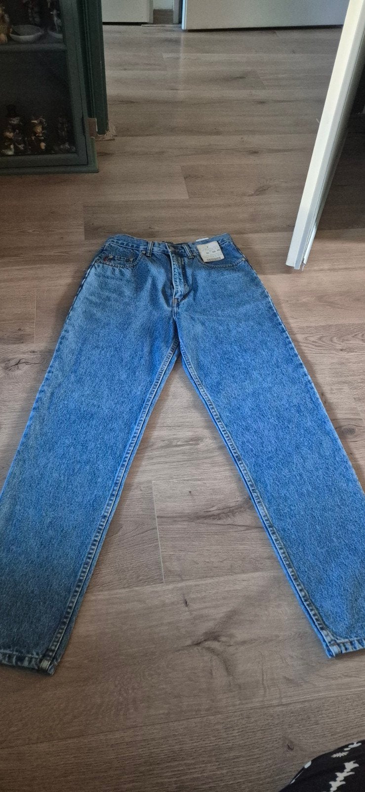 Deadstock Vintage Brander Jeans - Maat W30/L30, Kleding | Dames, Ophalen of Verzenden, Nieuw, Blauw