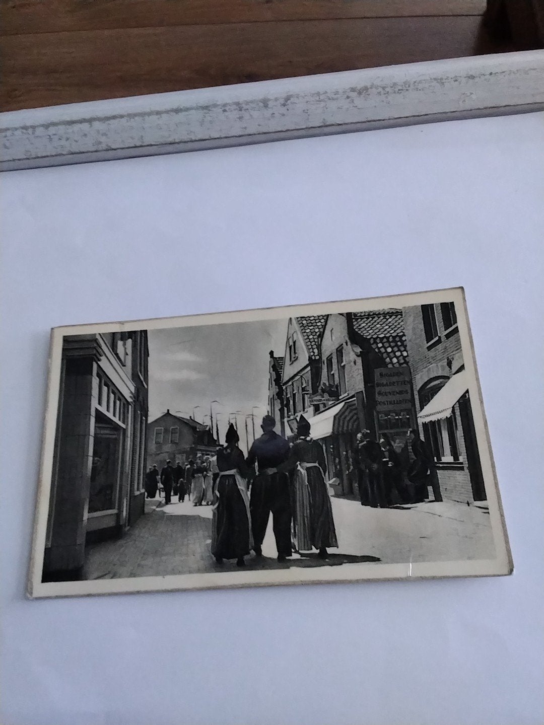 Oude ansichtkaart Volendam - Holland, Verzamelen, Ophalen of Verzenden, 1940 tot 1960, Gelopen, Noord-Holland