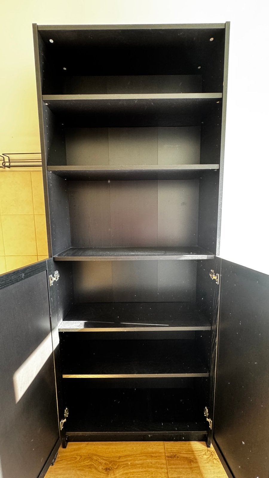 IKEA BILLY / OXBERG Boekenkast met deuren, zwart eikenpatroo, Huis en Inrichting, Ophalen, Gebruikt, 200 cm of meer, 50 tot 100 cm