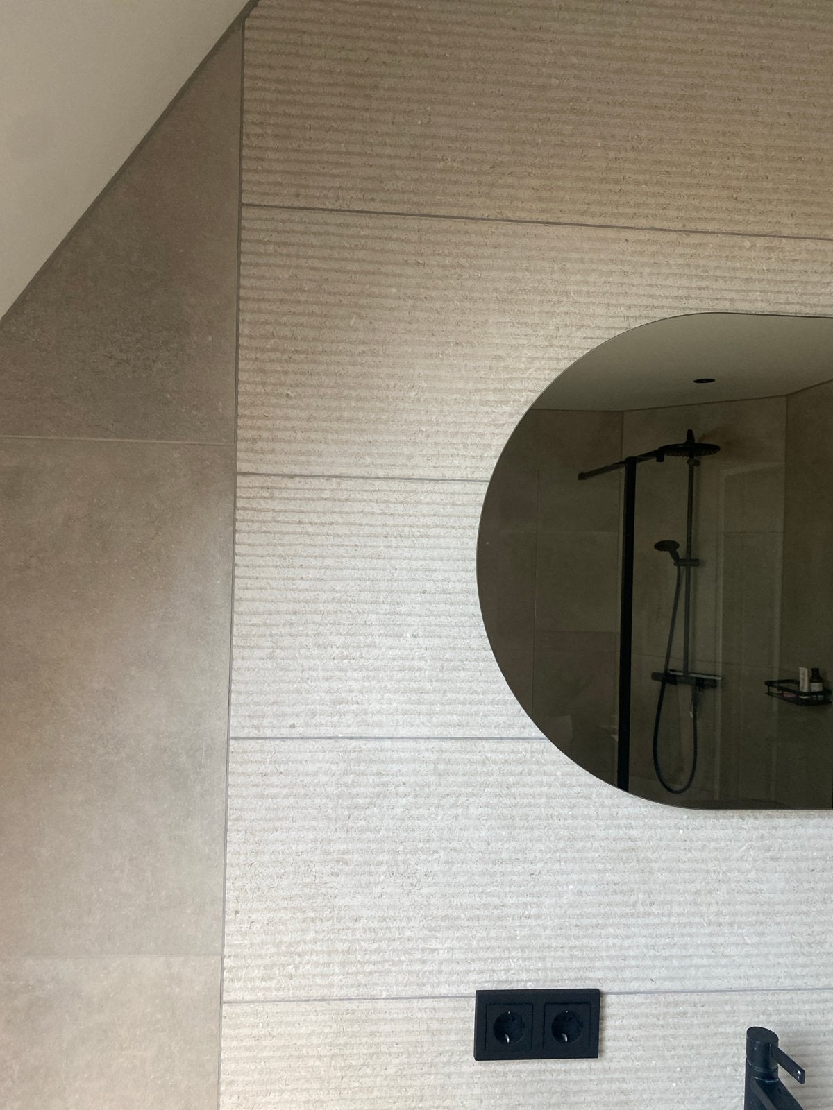 Nieuwe Durstone wandtegels over na badkamer renovatie, Doe-het-zelf en Verbouw, 60 cm of meer, Nieuw, Ophalen of Verzenden, Minder dan 5 m²