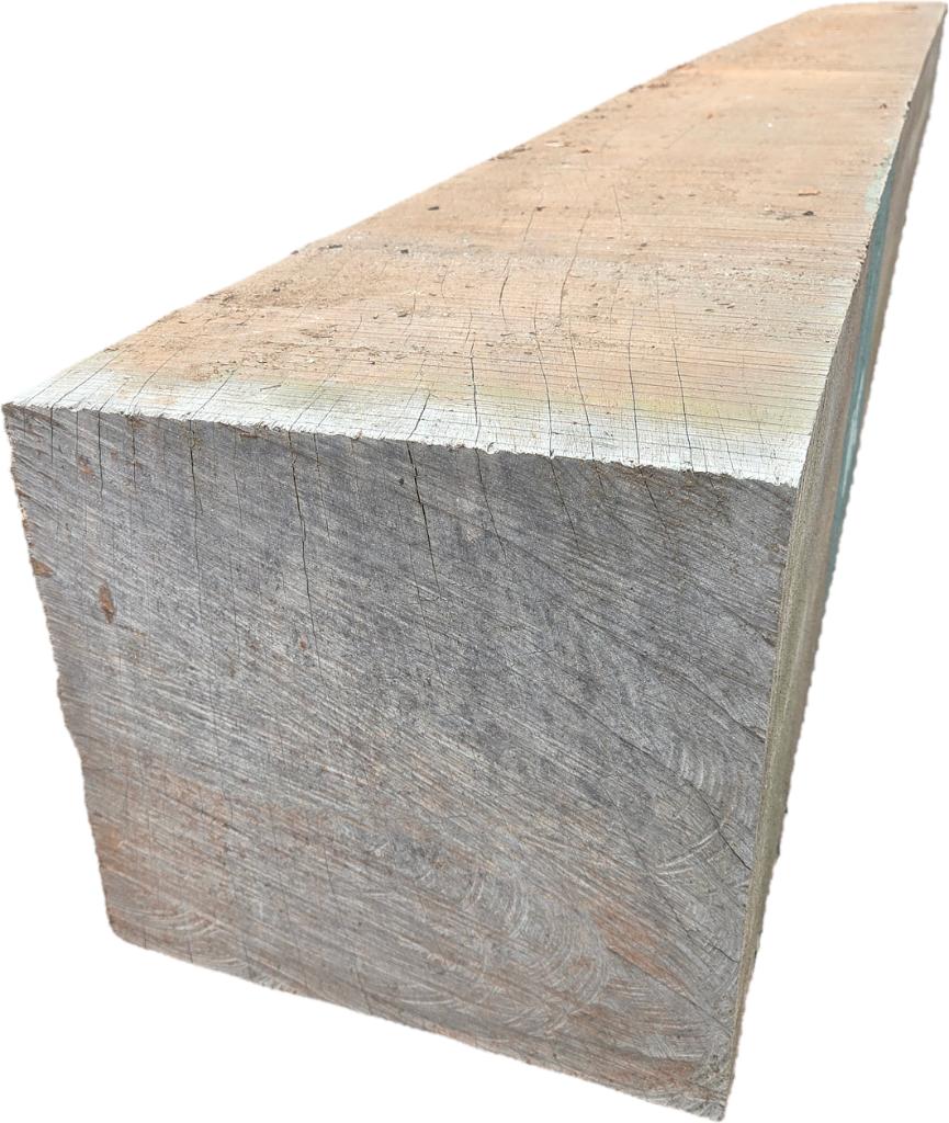 Azobé hardhouten paal / balk 30x32 cm 3.70 m lang - nr: HB9, Tuin en Terras, Palen, Balken en Planken, Ophalen, Nieuw, Hardhout