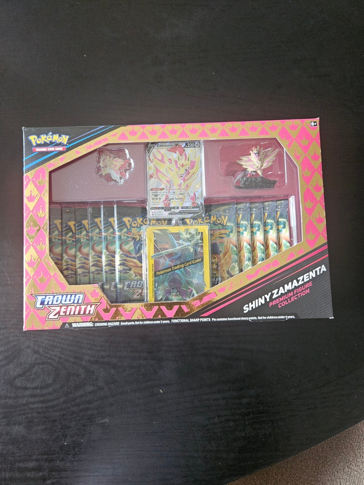 Pokémon Crown Zenith Shiny Zamazenta Premium Figure, Ophalen of Verzenden, Nieuw, Overige typen