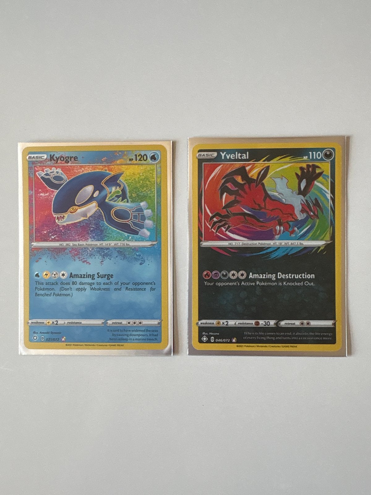 Shining Fates - Kyogre en Yveltal, Ophalen of Verzenden, Nieuw, Meerdere kaarten