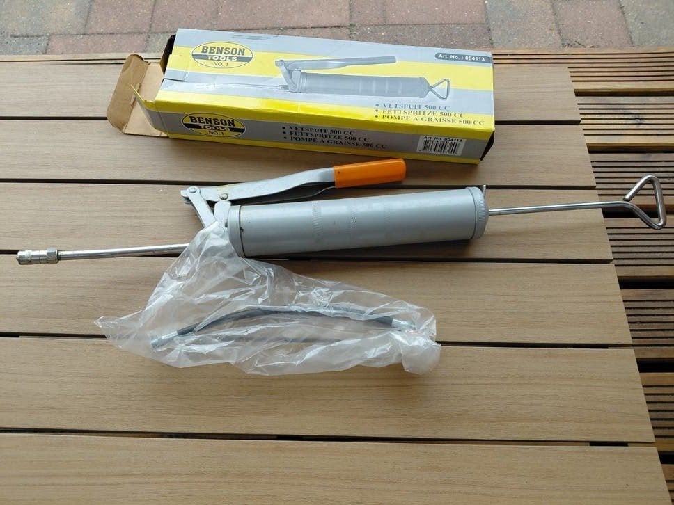 Benson Tools Vetspuit 500 CC - met vet, Ophalen, Zo goed als nieuw, Overige typen, Overige merken
