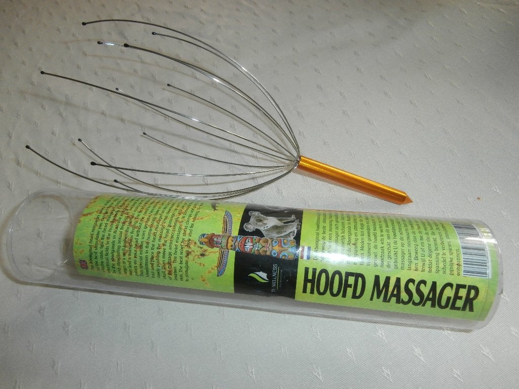 Massage hoofd massager aboriginal head massage ti-wellness, Ophalen of Verzenden, Zo goed als nieuw, Apparaat
