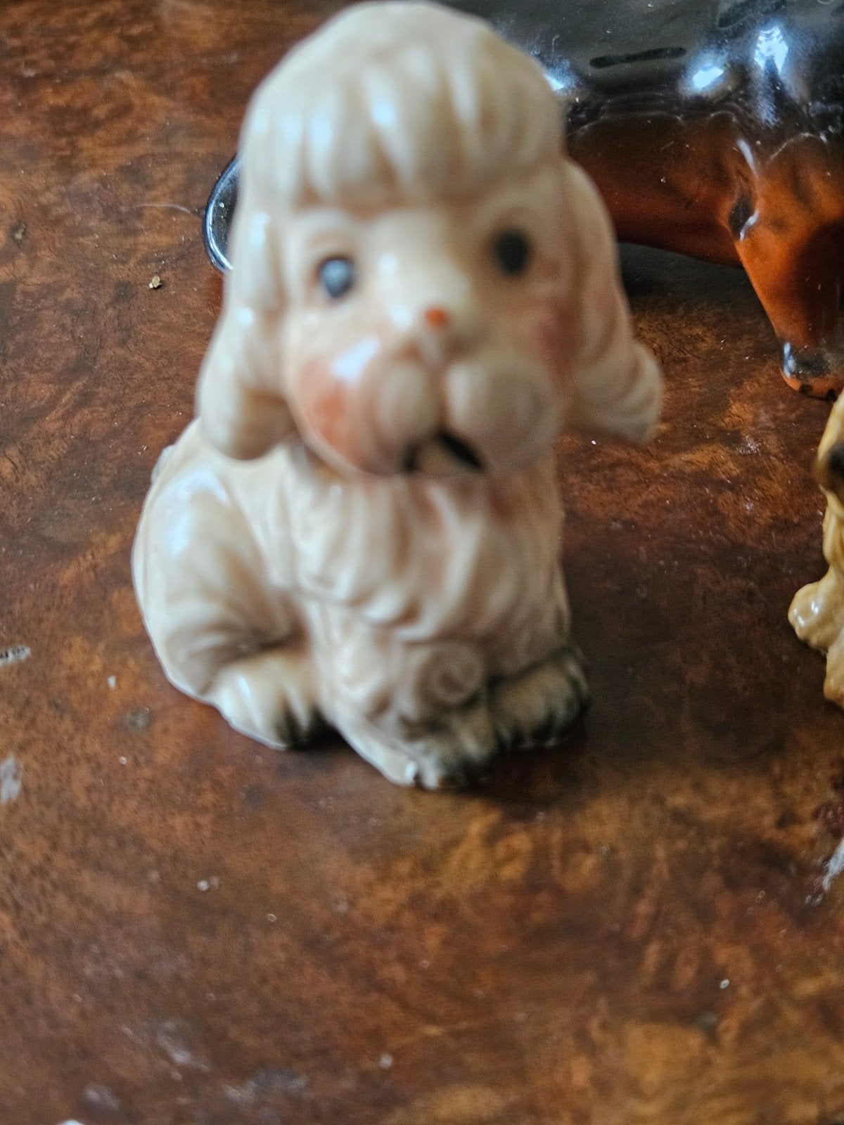 Vintage porseleinen honden beeldjes, Ophalen of Verzenden