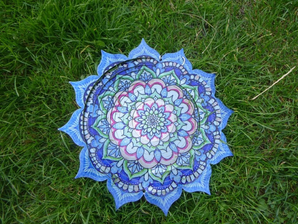 windspinner metaal + opdruk, afmeting ca. 25 cm, nieuwstaat, Ophalen of Verzenden, Zo goed als nieuw
