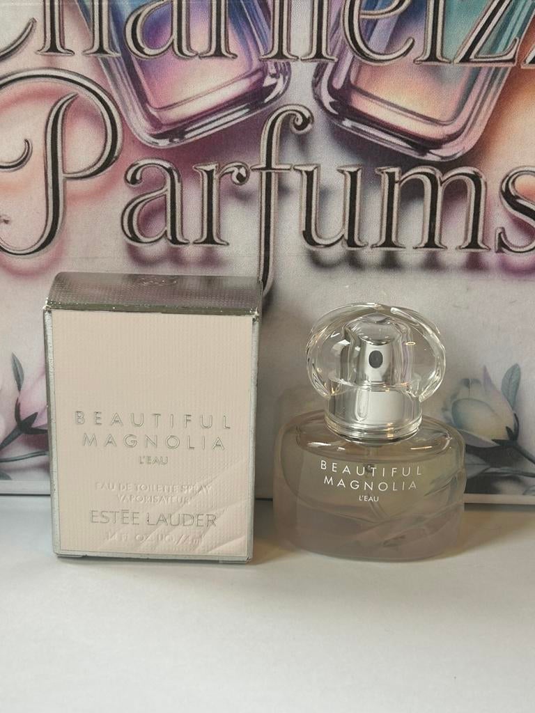 Estée Lauder - beautiful magnolia miniature 4ml edt spray, Ophalen of Verzenden, Nieuw, Miniatuur, Gevuld