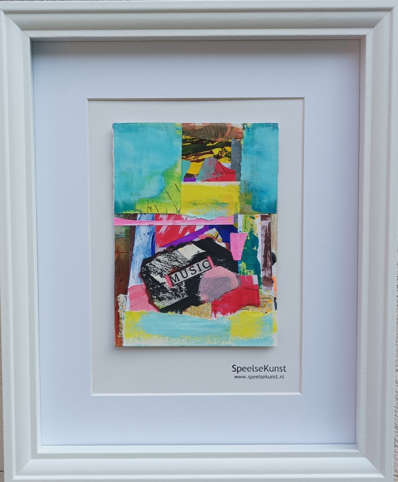 Abstract schilderij, Antiek en Kunst, Ophalen of Verzenden