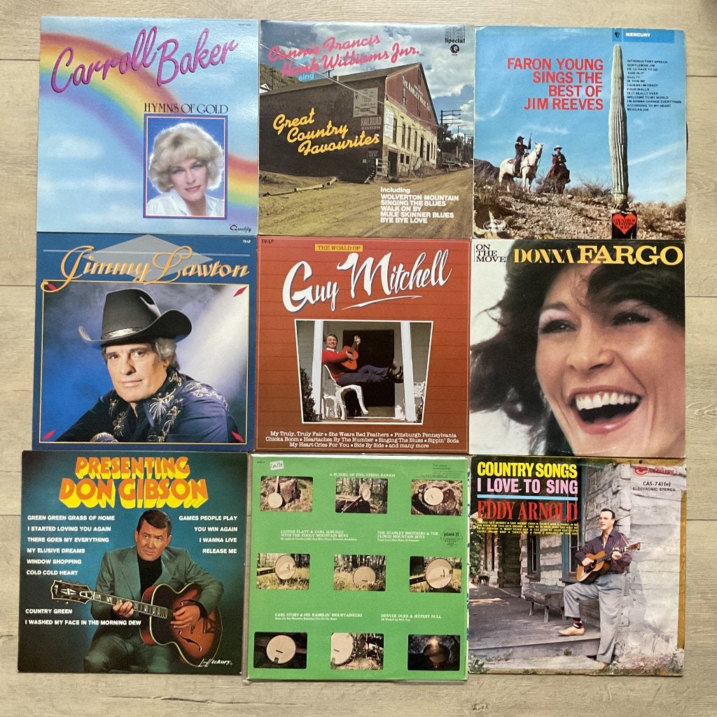 64  Country Lp's, Ophalen, Gebruikt, 12 inch