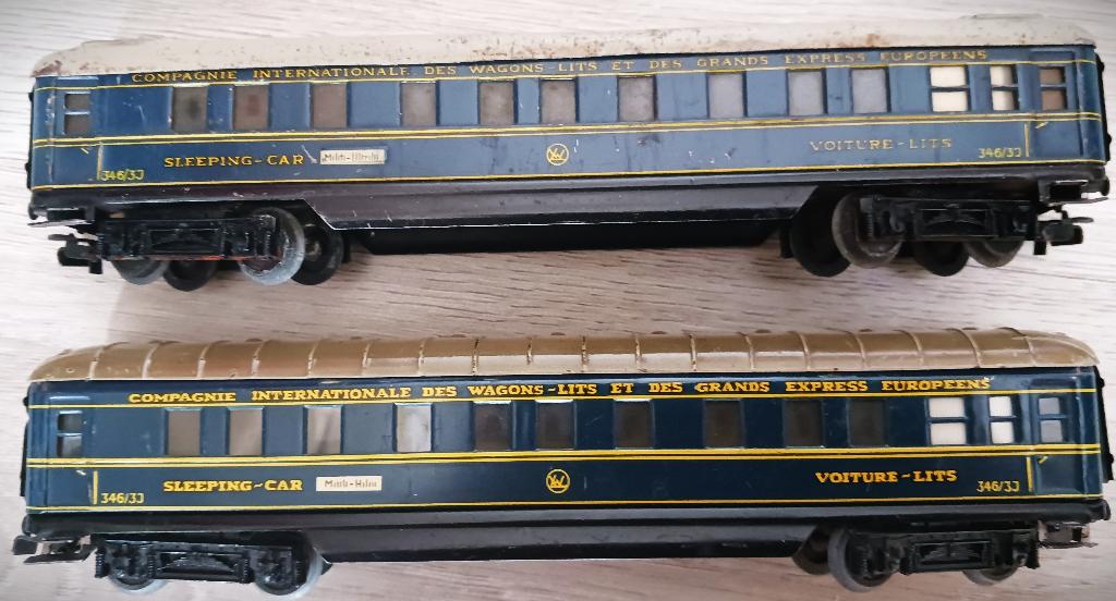 Marklin CIWL rijtuigen tin-plate, Overige merken, Wisselstroom, Gebruikt, Wagon