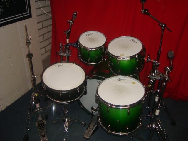 Gebruikt: Pearl Masters Custom maple shell drumstel compleet, Muziek en Instrumenten, Ophalen, Trommel, MTE, Gebruikt