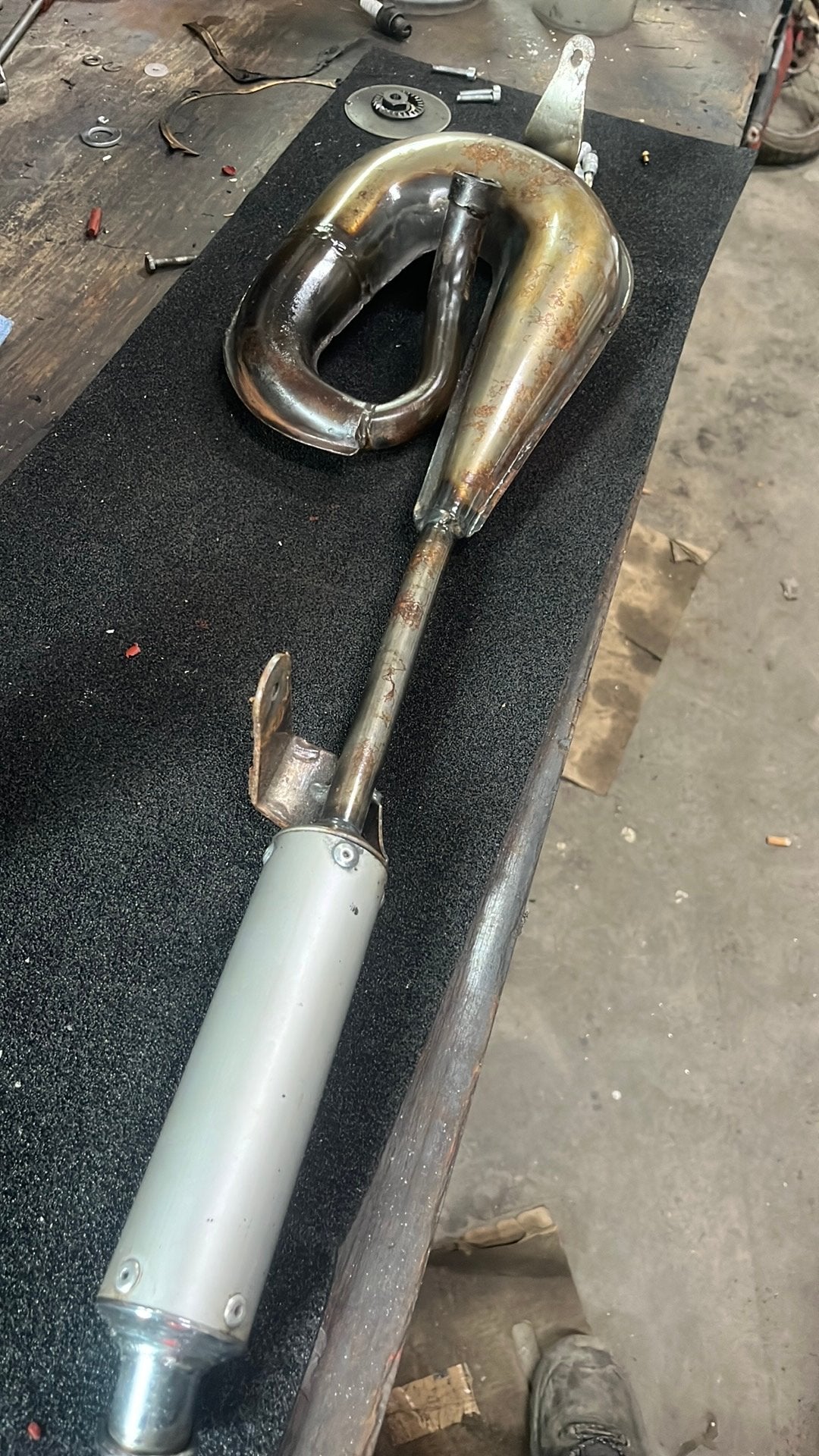 Tecno circuit  uitlaat gilera citta, Ophalen, Gebruikt, Uitlaat