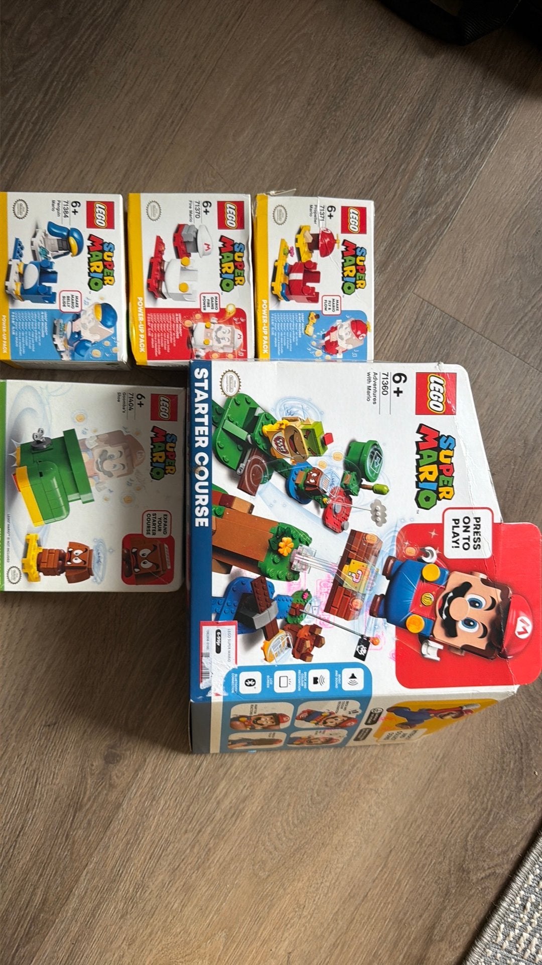 LEGO Super Mario Starter Course en Power-Up Packs, Lego, Nieuw, Ophalen of Verzenden, Complete set