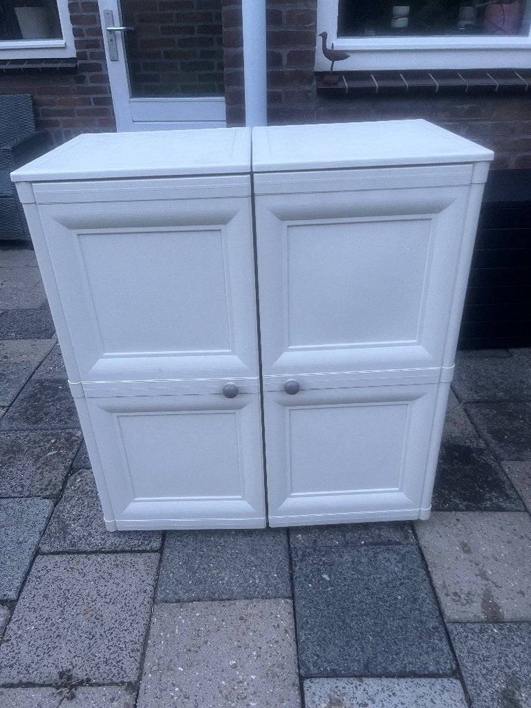Tontarelli schoenenkast / opbergkast – binnen & buiten, Ophalen, Kunststof, 5 laden of meer, Modern/classic