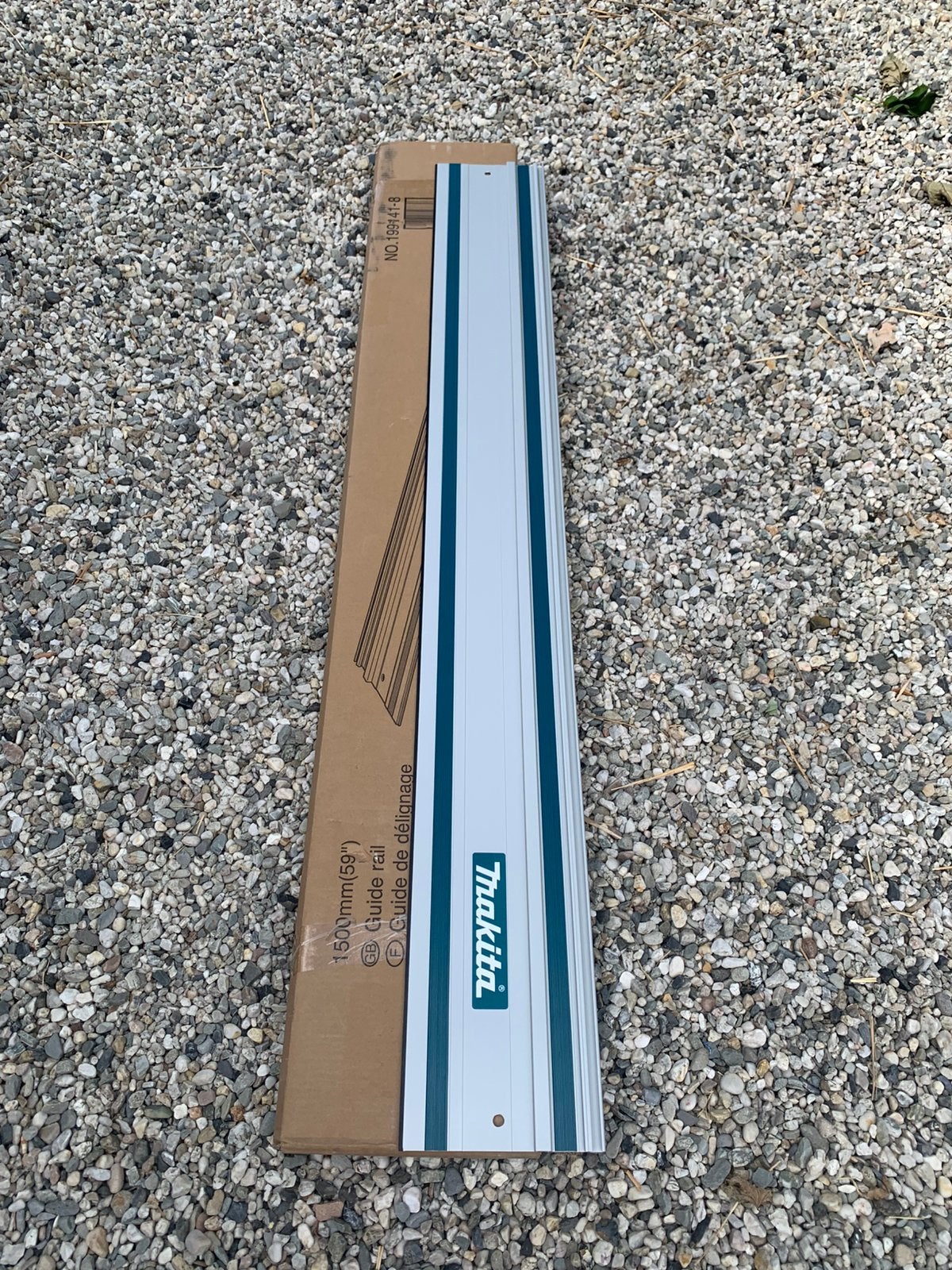 MAKITA GELEIDE RAIL 150 cm, Doe-het-zelf en Verbouw, Gereedschap | Zaagmachines, Ophalen, Nieuw, 1200 watt of meer, 70 mm of meer