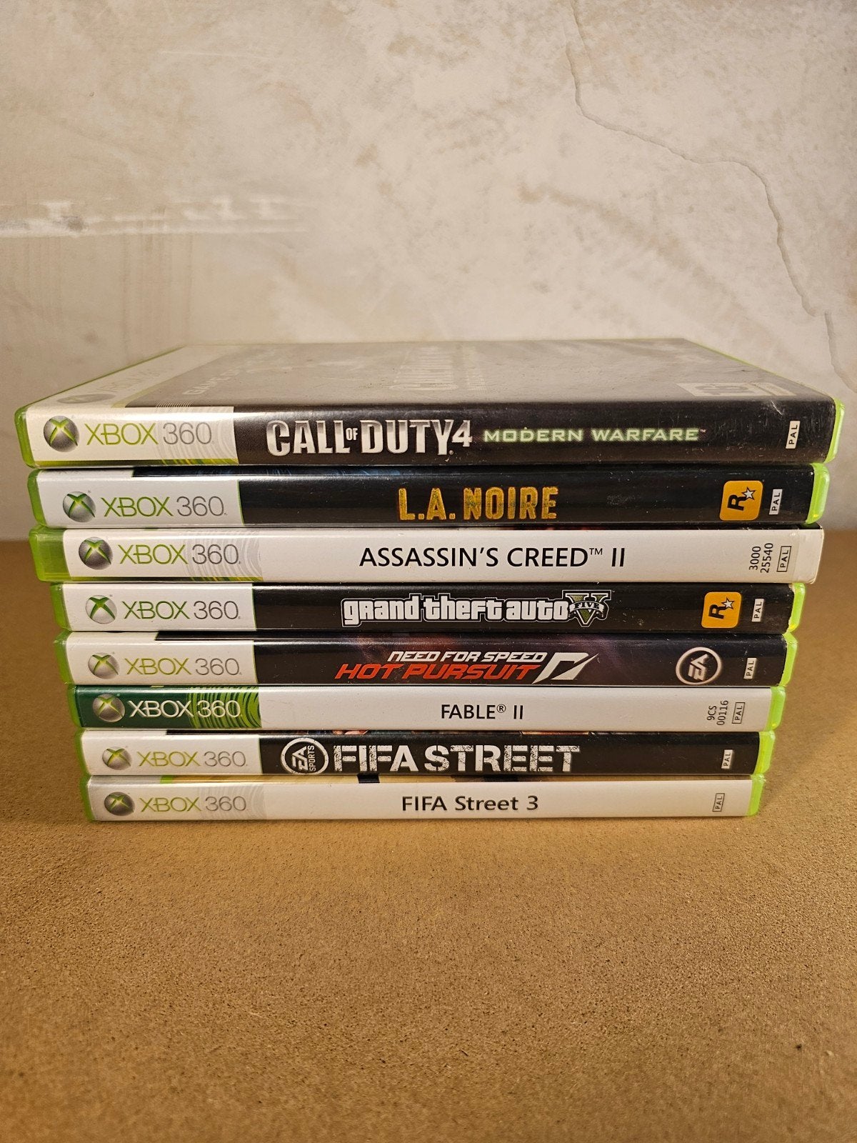 8 Xbox 360 games: GTA V, Assassin's Creed, FIFA, Fable, CoD, Avontuur en Actie, Online, Gebruikt, Vanaf 18 jaar