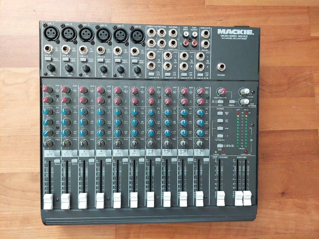 Macky 1402VLZ (originele versie), Ophalen of Verzenden, Zo goed als nieuw, 10 tot 20 kanalen, Microfooningang