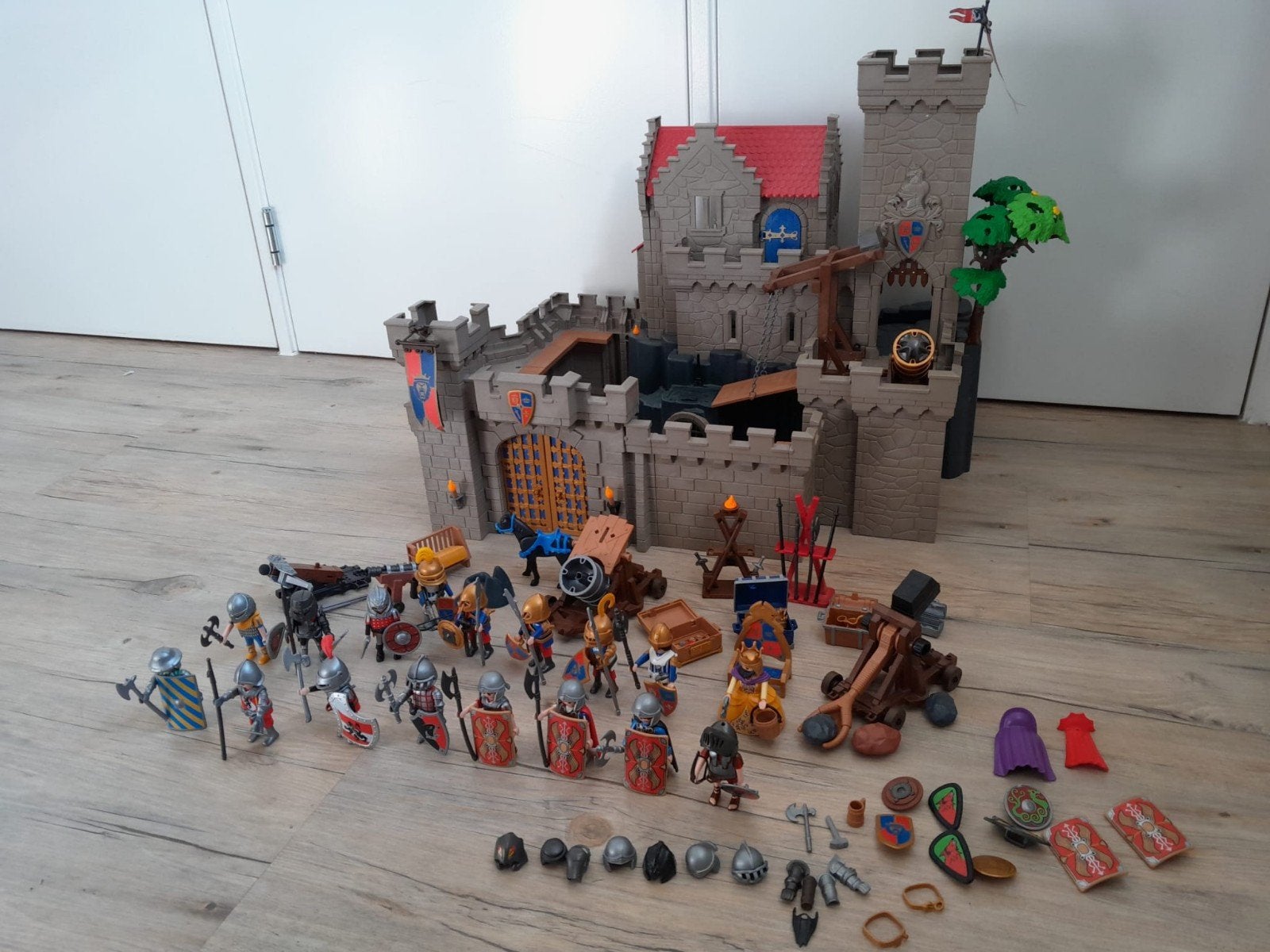 Playmobil 6000 Leeuwenridders Kasteel met extra's, Complete set, Ophalen of Verzenden, Zo goed als nieuw, Kasteel/Fort