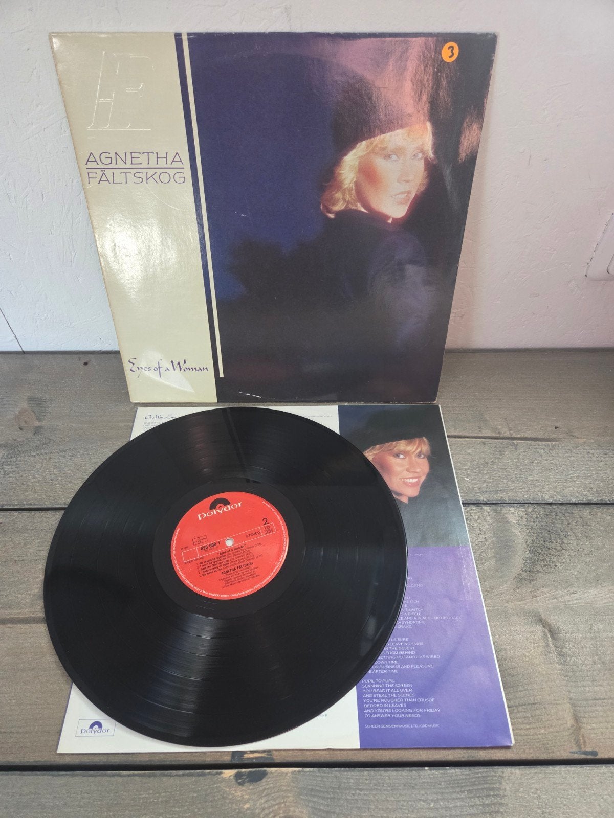Agnetha Fältskog - Eyes of a Woman LP (1985), Cd's en Dvd's, Vinyl | Pop, Ophalen of Verzenden