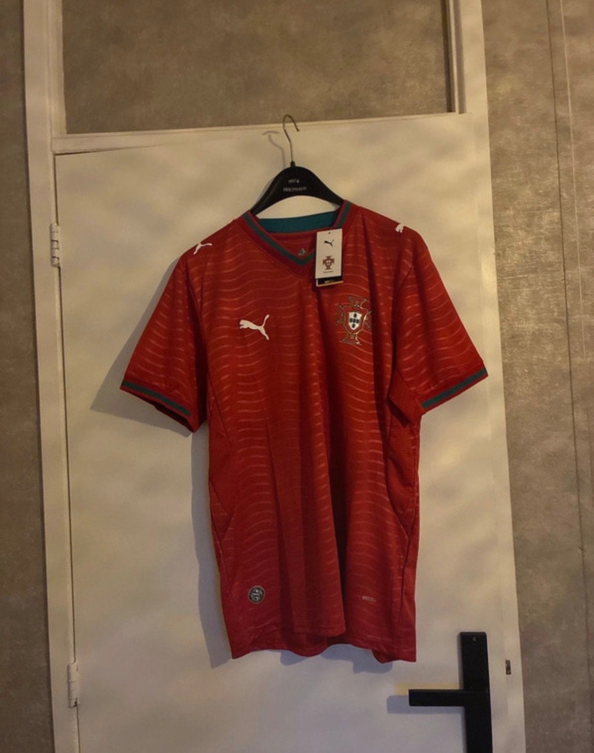 Portugal Thuisshirt Maat L, Kleding | Heren, T-shirts, Ophalen of Verzenden, Nieuw, Maat 52/54 (L), Rood