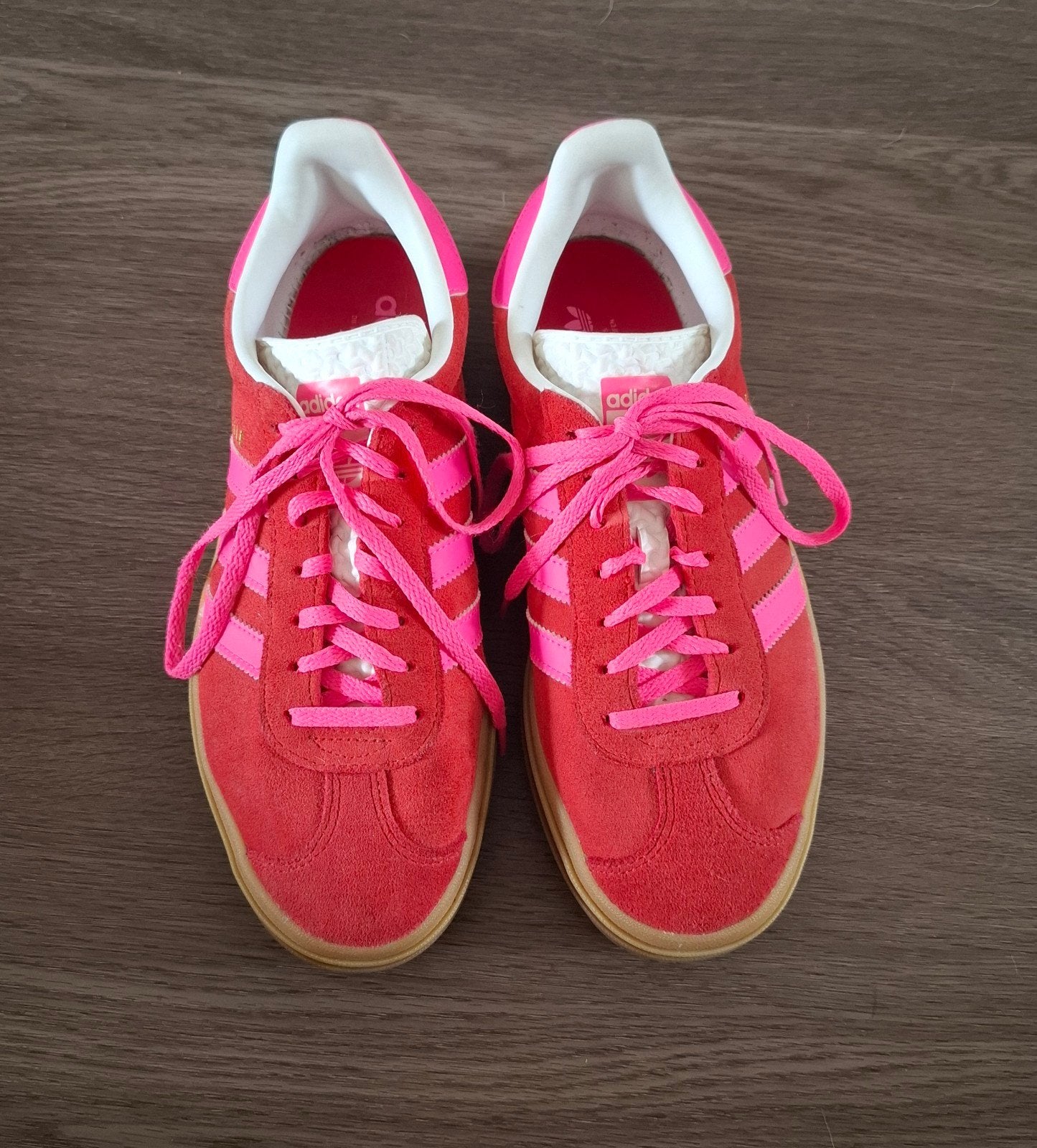 Adidas Gazelle Bold maat 40 2/3, Kleding | Dames, Schoenen, Ophalen, Adidas, Rood, Sneakers of Gympen