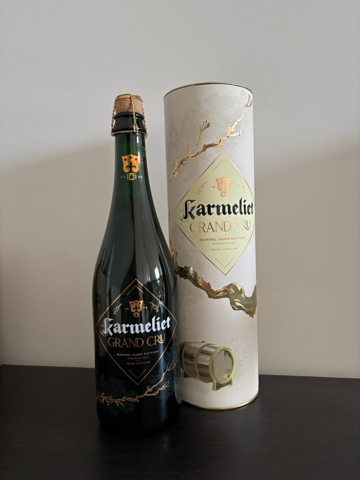 Tripel Karmeliet Grand Cru Barrel Aged Edition Mizunara Oak, Verzamelen, Ophalen of Verzenden, Nieuw, Flesje(s), Overige merken