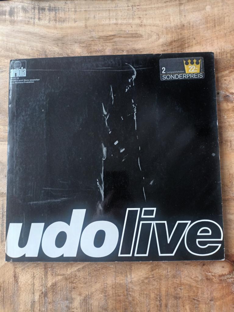 Vinyl Udo Live - Udo Jürgens, Cd's en Dvd's, Vinyl | Pop, Dubbel-LP, Ophalen of Verzenden, Gebruikt, 12 inch