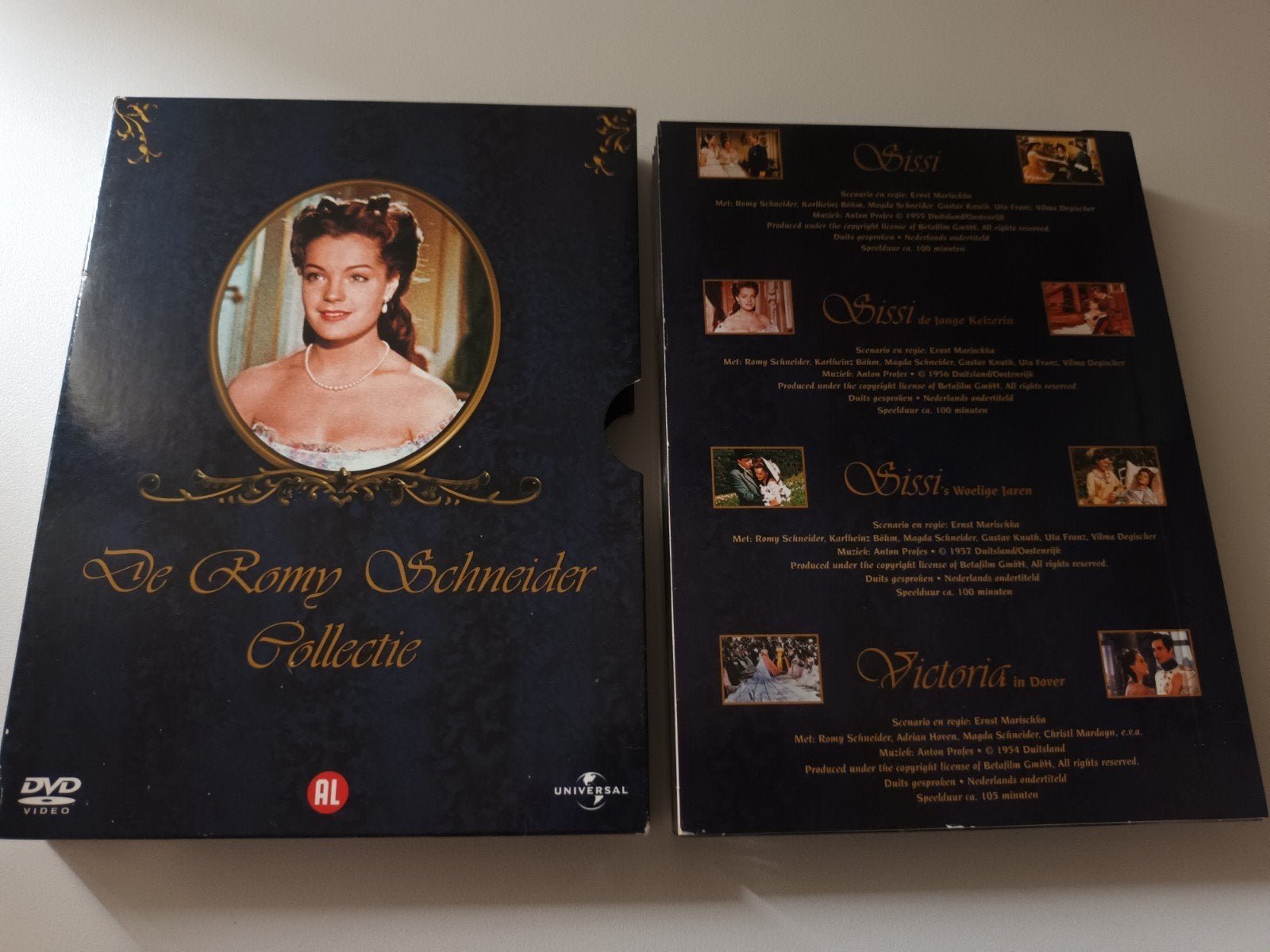Dvd box Romy Schneider, Cd's en Dvd's, Dvd's | Tv en Series, Alle leeftijden, Verzenden, Zo goed als nieuw