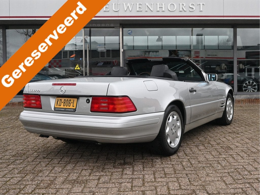 Mercedes-Benz SL-Klasse Cabrio SL 600, V12, unieke auto, zie, Auto's, Automaat, Achterwielaandrijving, Zwart, Cabriolet
