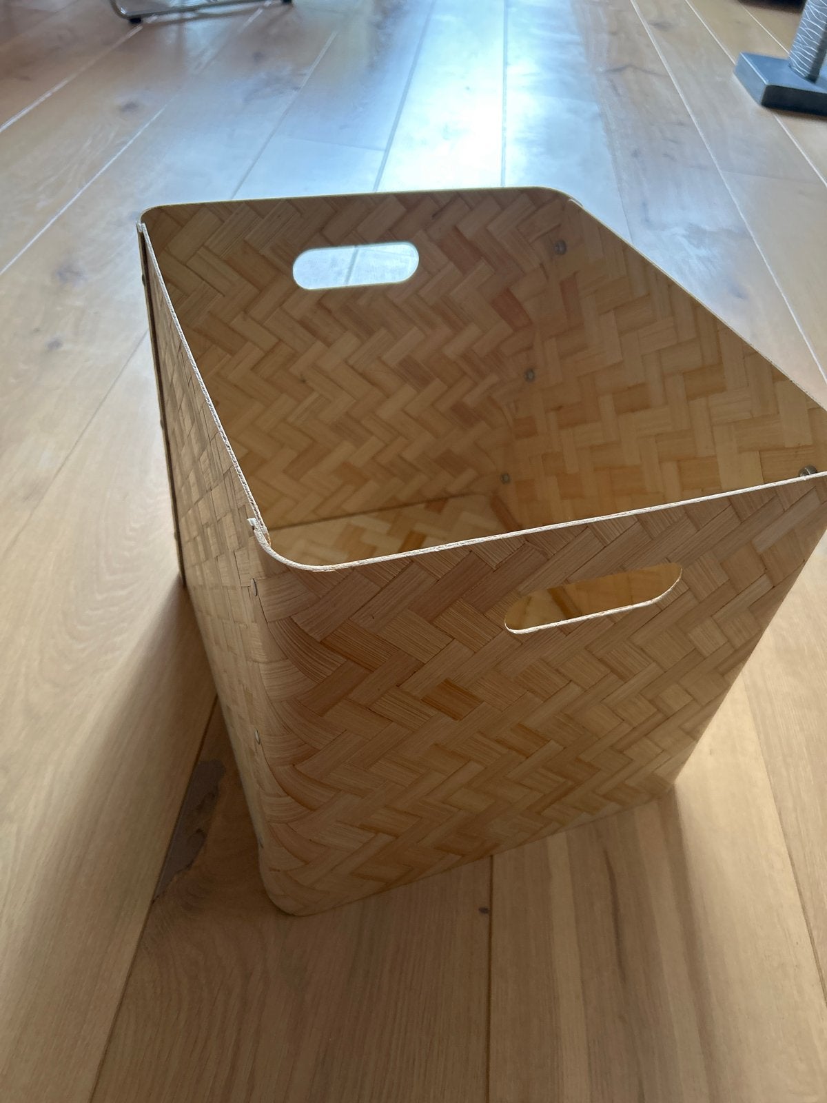 4 stuks IKEA BULLIG Opbergdoos Bamboe - Zo goed als nieuw, Ophalen of Verzenden, Zo goed als nieuw, Overige houtsoorten, Minder dan 50 cm