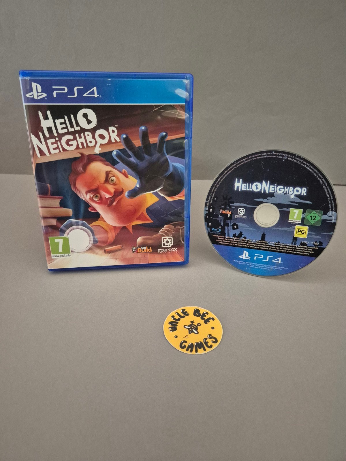 Hello Neighbor, Avontuur en Actie, 123 Game Street, Seattle, WA 98101, USA, Support@tinybuildgames.com, Verzenden
