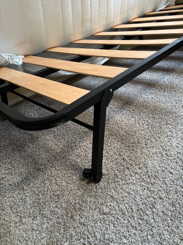 Eenpersoons opklapbed / logeerbed 90 x 200 cm, Ophalen, Gebruikt, 90 cm, Eenpersoons