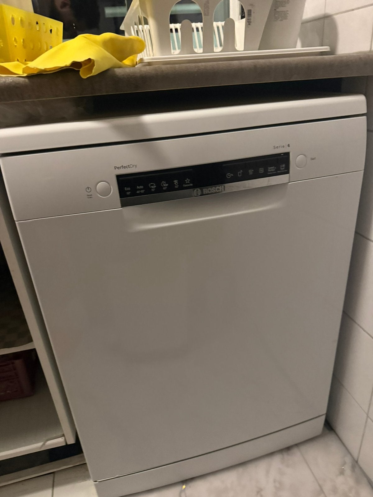 Vaatwasser BOSCH Zeoliet Perfectdry, vrijstaand, Ophalen, Gebruikt, 85 tot 90 cm, Eco programma