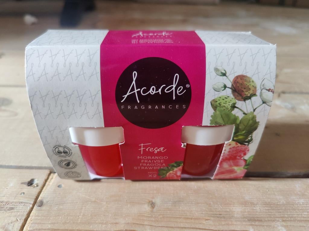Restpartij Acorde Luchtverfrissers Aardbei (43x2 stuks), Huis en Inrichting, Woonaccessoires | Overige, Ophalen of Verzenden, Nieuw