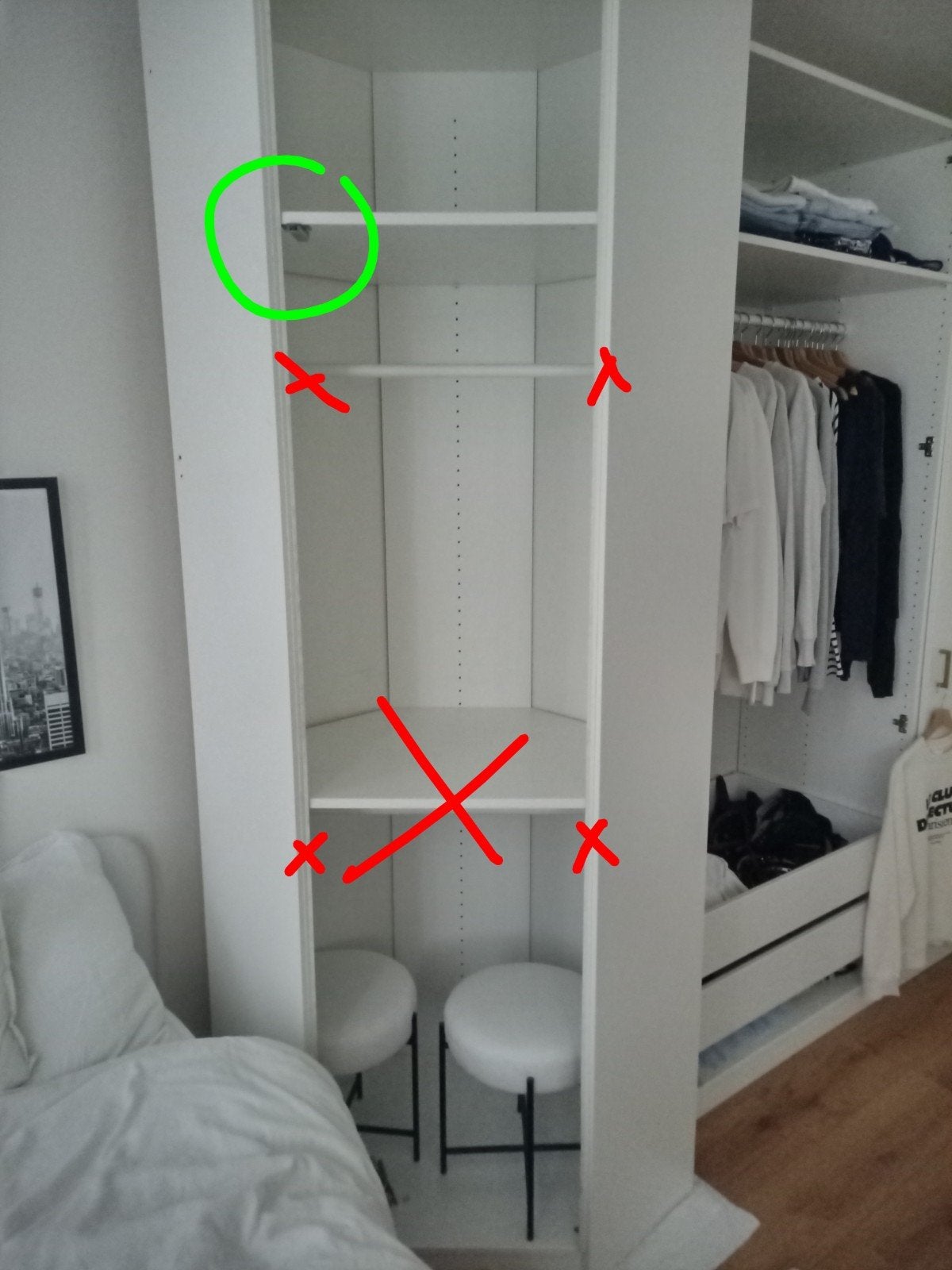 pax hoekkast ikea basiselement en/of onderdelen komplement, Huis en Inrichting, Ophalen of Verzenden, Gebruikt