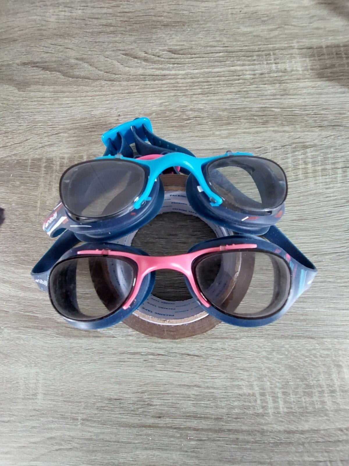 Duikbrillen voor kinderen  blauw of roze, Ophalen of Verzenden, Gebruikt, Duikbril of Snorkel