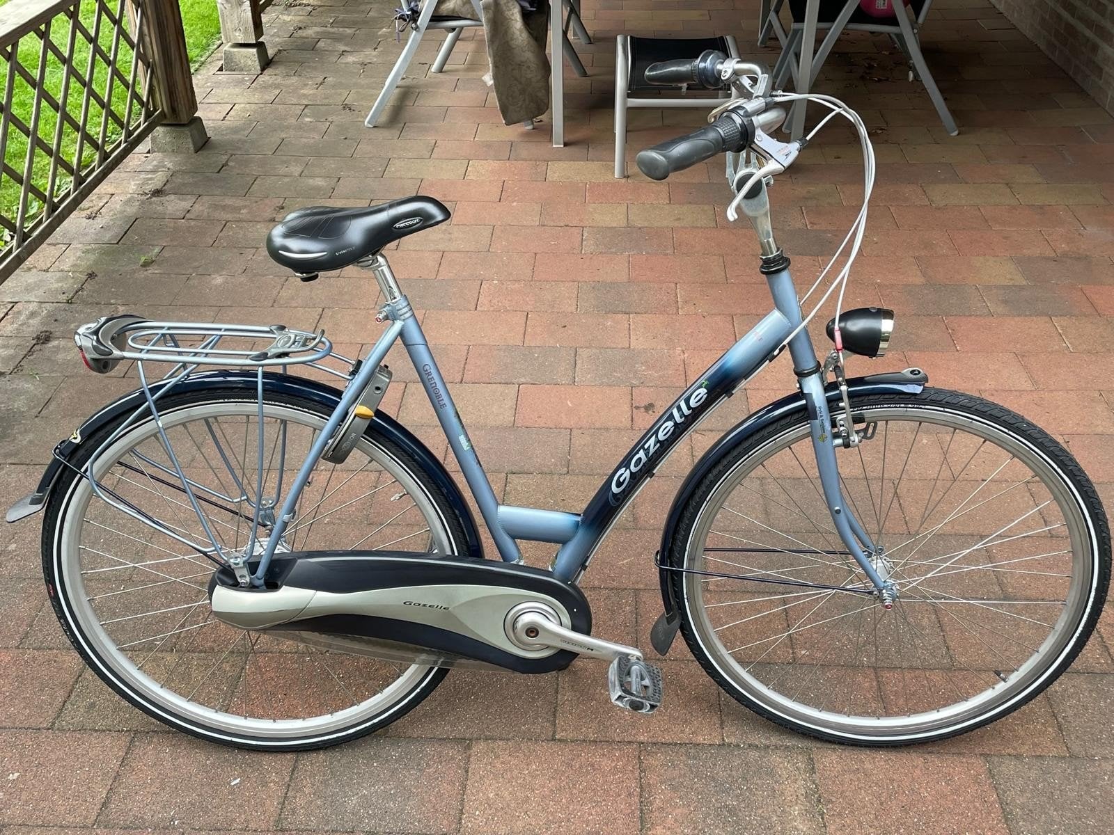 Gazelle damesfiets 28 inch, Versnellingen, Zo goed als nieuw, Gazelle, 56 cm of meer
