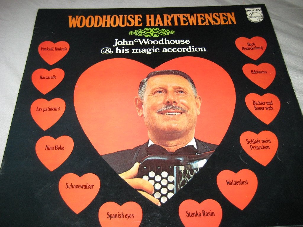 LP, John Woodhouse: Woodhouse Hartewensen, Cd's en Dvd's, Ophalen of Verzenden, Zo goed als nieuw, LP