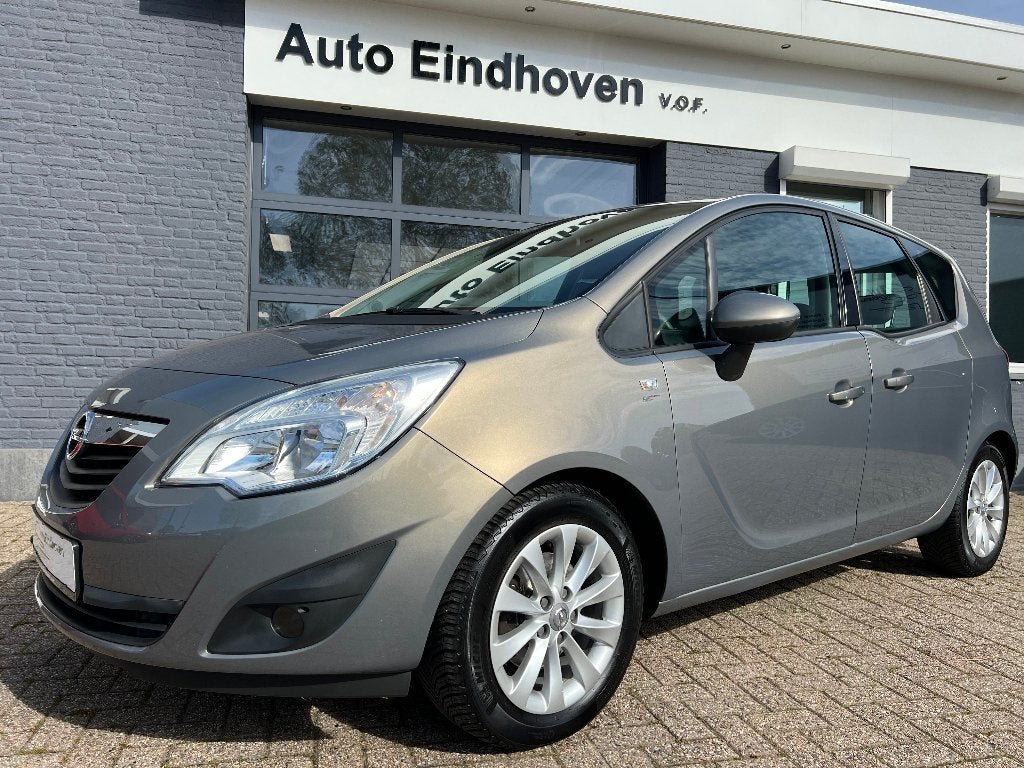 Opel Meriva 1.4 Turbo,Leder,Zuinig,6 Bak,Airco,Cruise €4995,, Voorwielaandrijving, 4 cilinders, Leder en Stof, Origineel Nederlands
