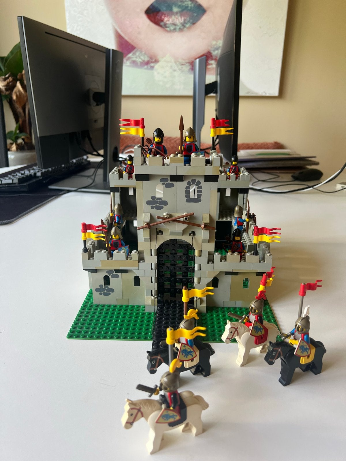 Vintage LEGO Kasteel Set 6080 met Handleiding - Compleet, Ophalen of Verzenden, Gebruikt