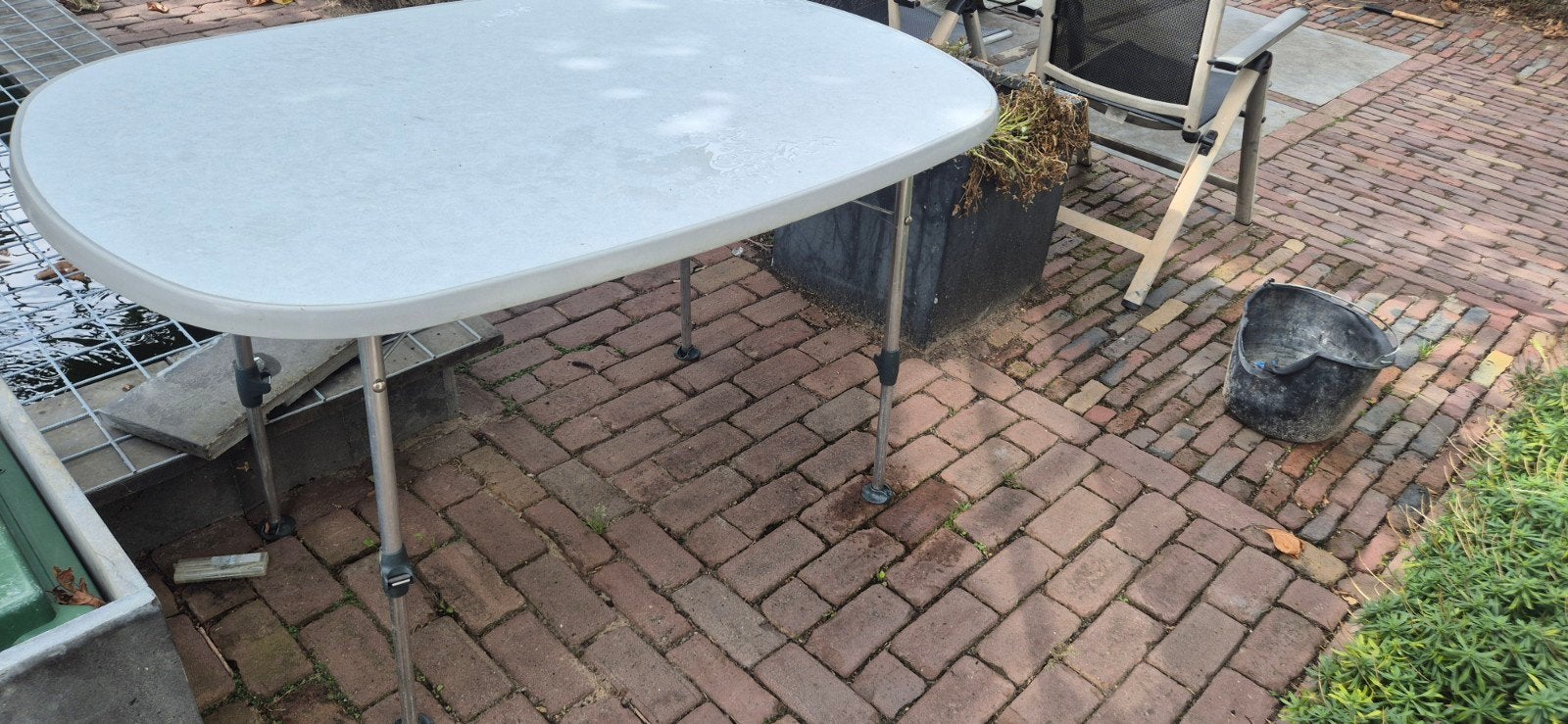 Campingtafel inklapbaar 130 x 90, Ophalen, Gebruikt
