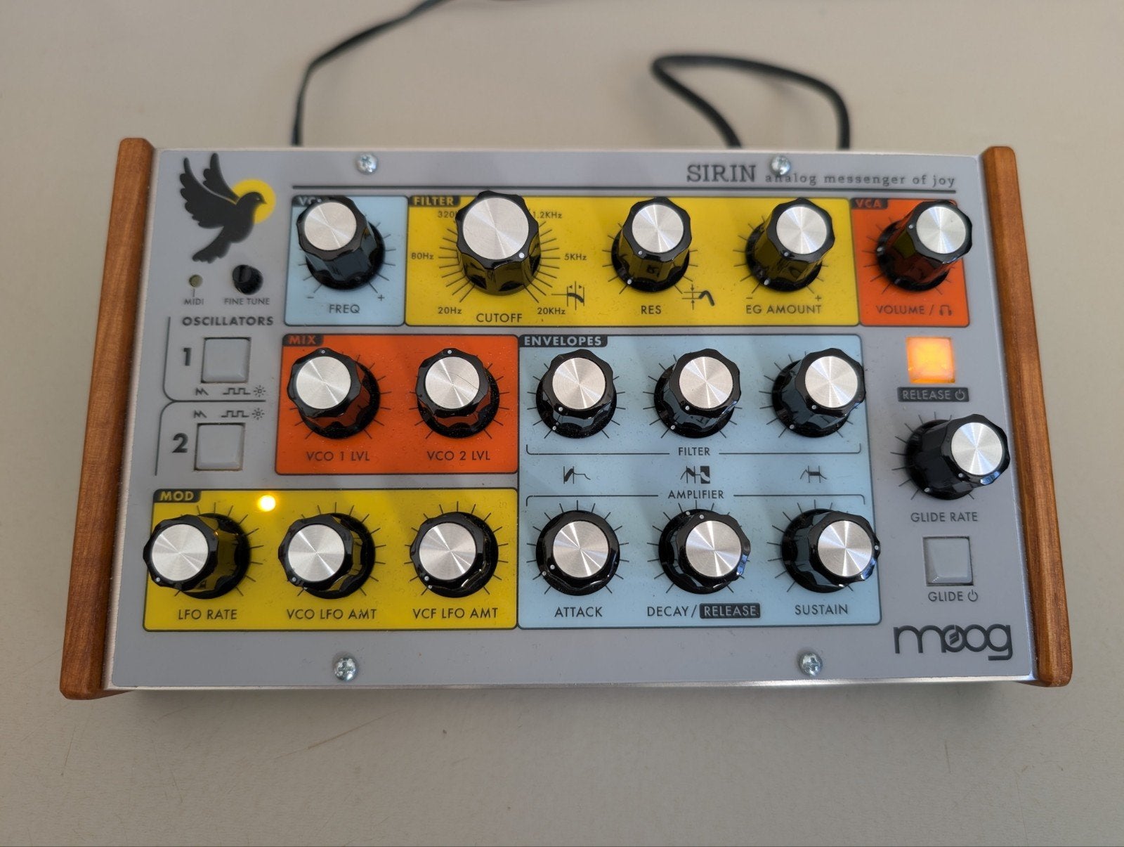 Moog Sirin Analog Synthesizer - Compleet met accessoires, Ophalen of Verzenden, Zo goed als nieuw, Overige aantallen, Overige merken