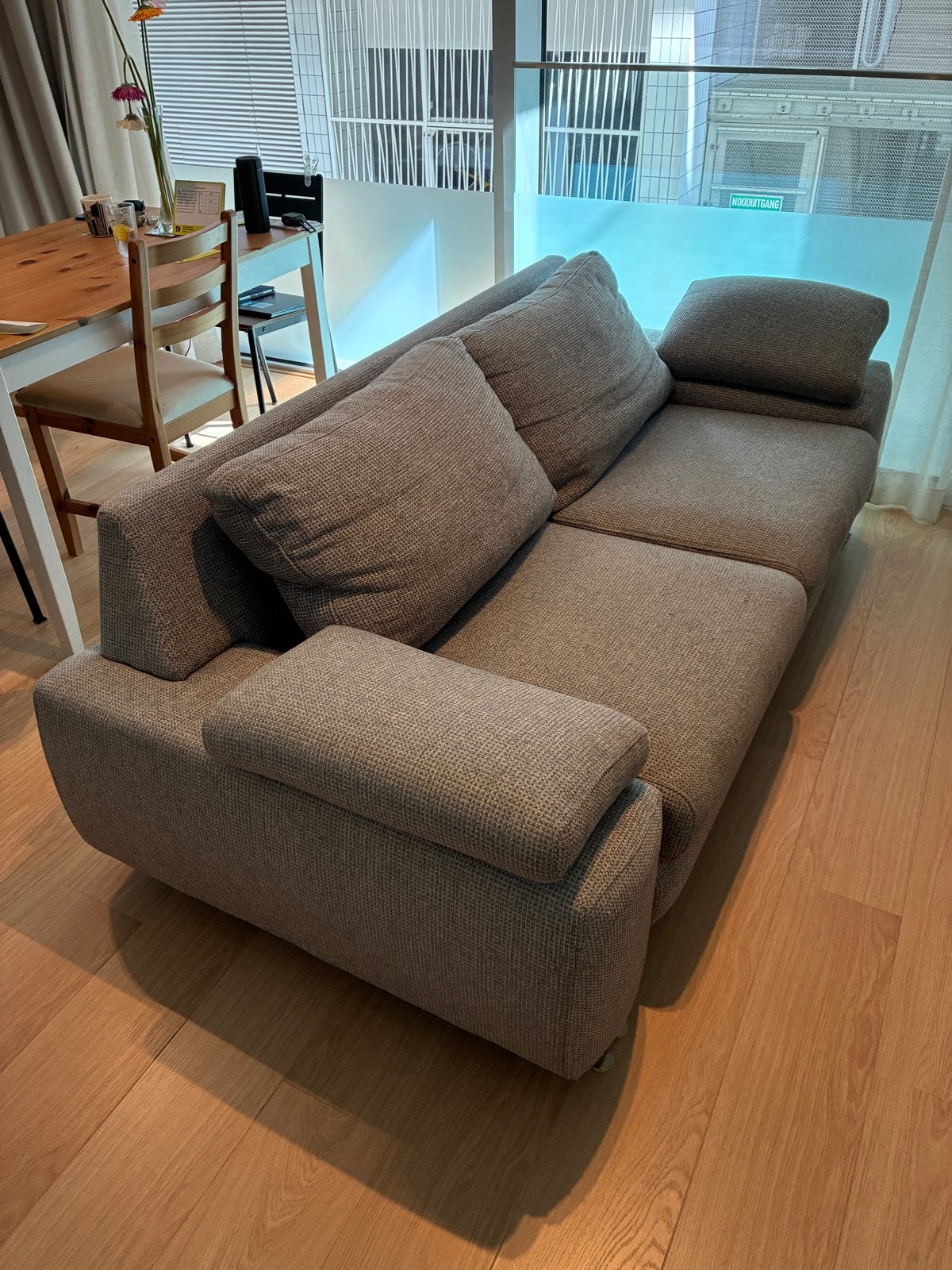 Comfortabele bank 195cmx90cm, Ophalen, Gebruikt, 150 tot 200 cm, Hoekbank