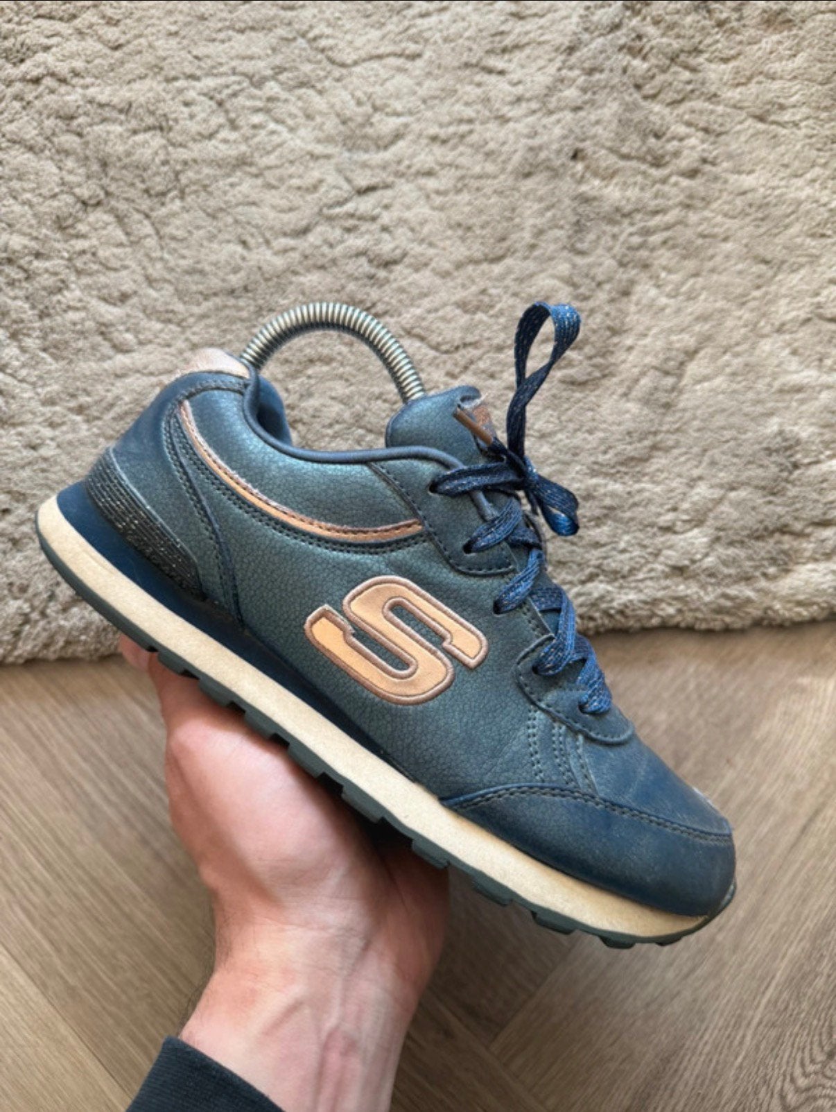 Skechers sneakers blue 37, Ophalen of Verzenden, Gedragen, Blauw, Sneakers of Gympen