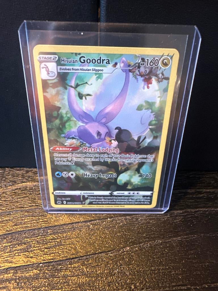 Pokémon kaart Hisuian Goodra GG21/GG70 Crown Zenith, Verzenden, Zo goed als nieuw, Losse kaart, Foil